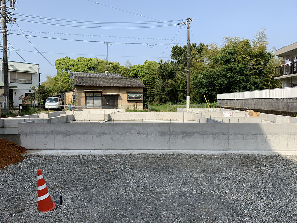 浜松市中区S様邸　基礎工事完了！