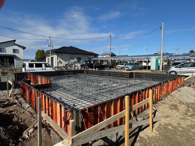 浜松市浜名区油一色 M様邸　基礎配筋検査！