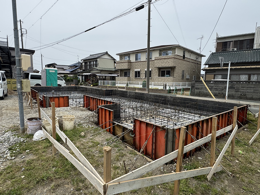 磐田市川袋T様邸　配筋検査！