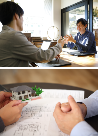 相談・打ち合わせしている様子 イメージ